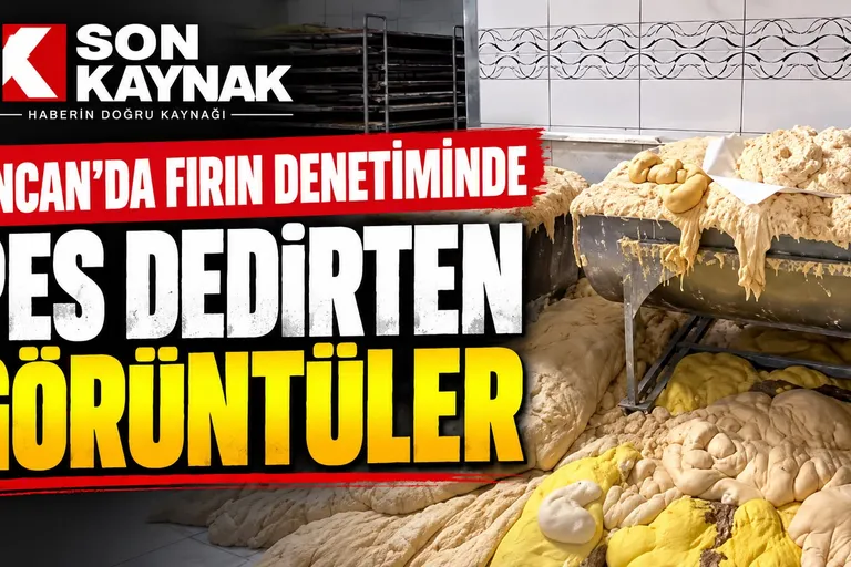 SİNCAN’DA FIRIN DENETİMİNDE PES DEDİRTEN GÖRÜNTÜLER