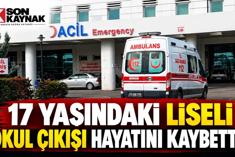 17 YAŞINDAKİ LİSELİ OKUL ÇIKIŞI HAYATINI KAYBETTİ!